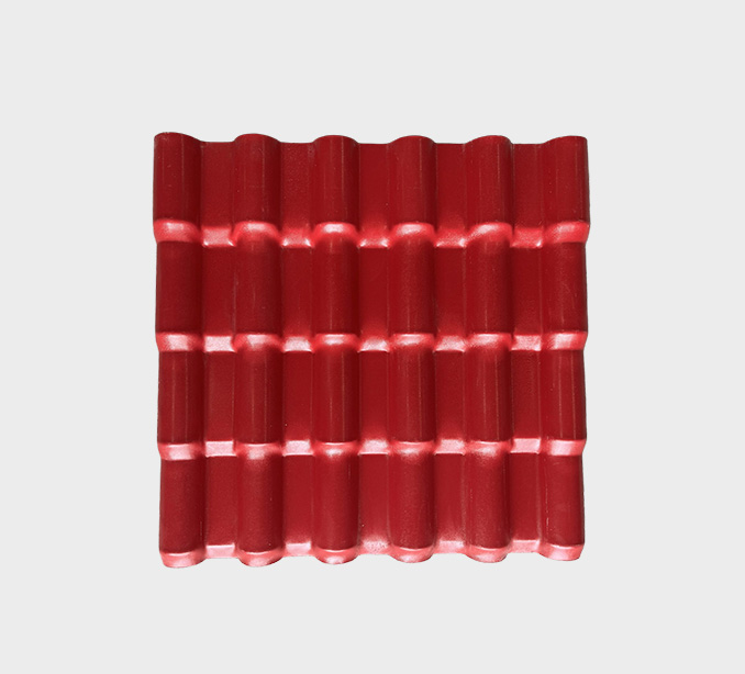 1000mm Red ASA PVC UV Resistance Resin Roof Sheets