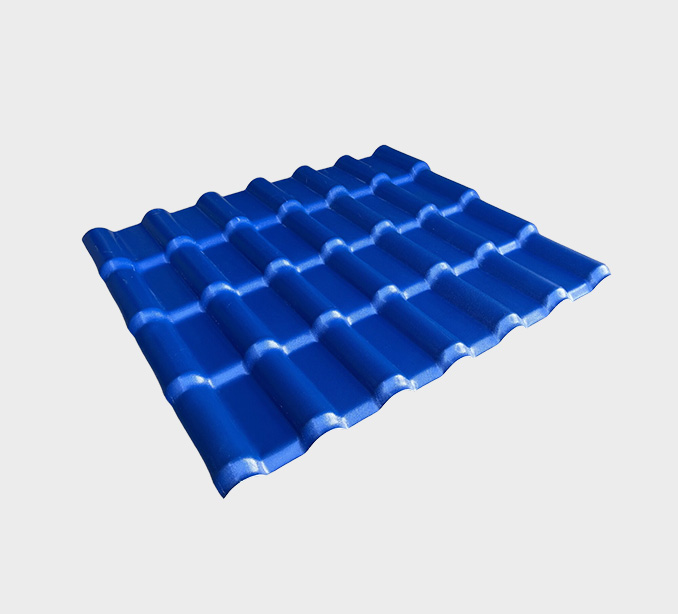1050mm Blue ASA PVC UV Resistance Resin Roof Sheets