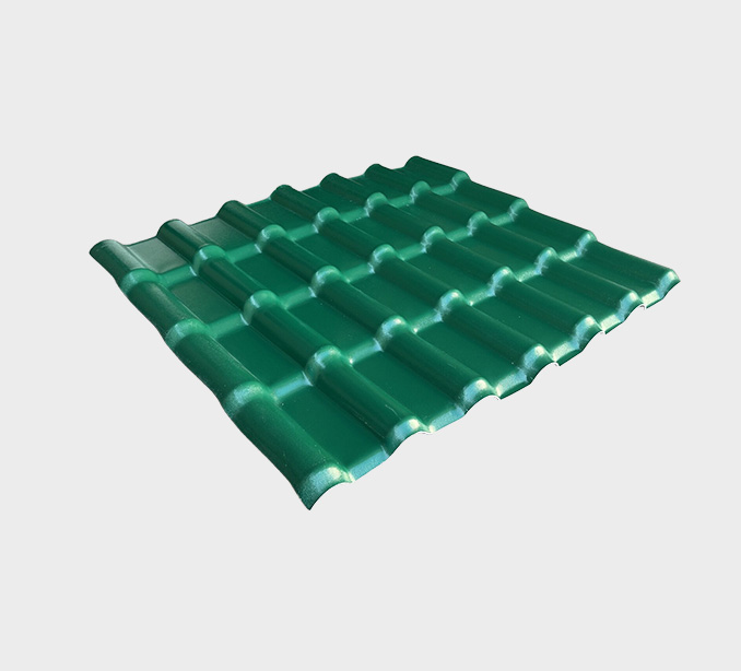1050mm Green ASA PVC UV Resistance Resin Roof Sheets