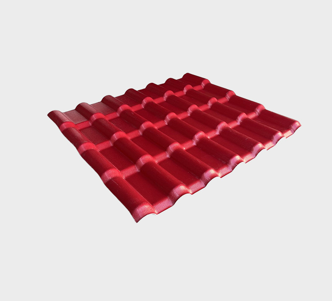 1050mm Red ASA PVC UV Resistance Resin Roof Sheets