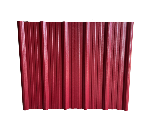 1130mm Red ASA Coated PVC Composite Tile Roof Sheets