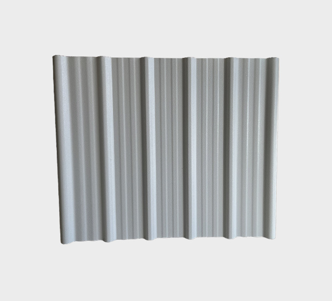 1130mm White ASA Coated PVC Composite Tile Roof Sheets