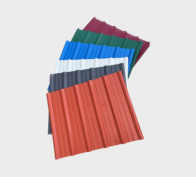 1000mm Gray ASA Coated PVC Composite Tile Roof Sheets